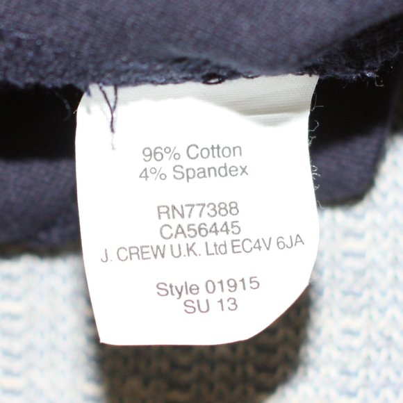 J. CREW Navy Blue and Cream Dress - Picture 6 of 6